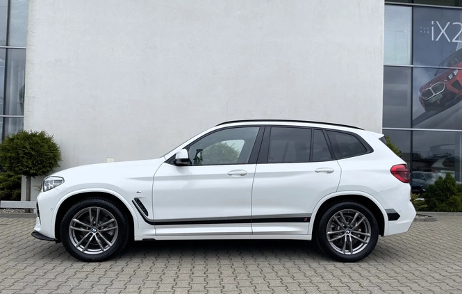 BMW X3 cena 189900 przebieg: 62760, rok produkcji 2020 z Białystok małe 56